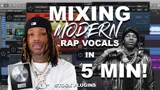 Mixing modern rap vocals (stock plugins)(Logic Pro x)