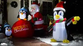 🐧Inflatable Christmas Penguin | Top Sale Christmas Inflatable Decorations