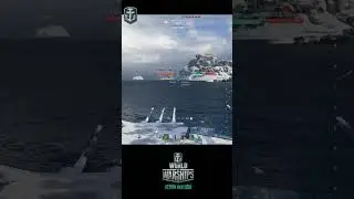 Battleship IOWA in Action - Wolrd Of Warships 