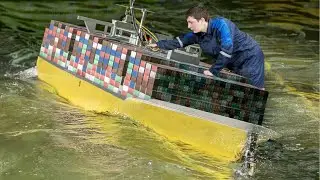 How 150 Millions $ Container Ships Are Cruelly Tested Before Production