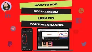 How to Add social media link on Youtube Channel | Link social media feature on Youtube | 2022