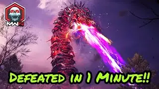 We Defeated the Red Worm Boss “Greylorm” in just 1 minute in MWZ!!