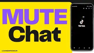 How to MUTE a Conversation on Tiktok | Easy!