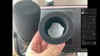 Shure MV7 pop filter plosives fix