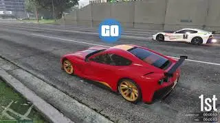 Grand Theft Auto V Racing A Track I Made With Grotti Itali GTO