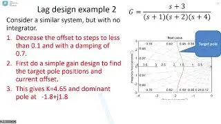 Lead and lag compensation using root-loci