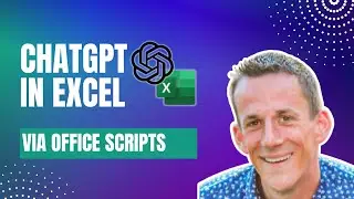ChatGPT in Excel via Office Scripts - Generate Sample Data Sets #Excel #GPT #demo