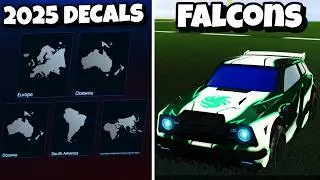 NEW RLCS 2025 DECALS IN ROCKET LEAGUE