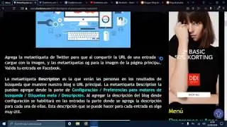 Como colocar las metaetiquetas en Blogger