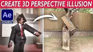 Create 3D PICTURE PERSPECTIVE ILLUSION like Zach King! - After Effects VFX Tutorial