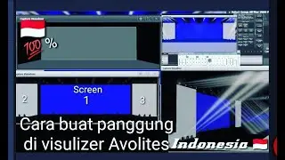 Cara setup visualizer Avolites Quardz & Tiger Touch Indonesia 🇮🇩