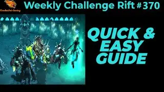 Diablo 3: NA Challenge Rift #370 - Quick & Easy Guide - Don't Forget to Save Cache for Altar!