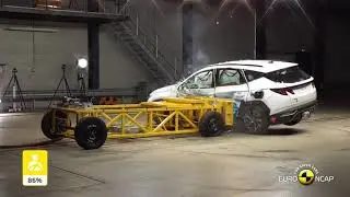 Hyundai TUCSON 2021 - КрашТест 🚘 Экстренное торможение 🚘 Euro NCAP
