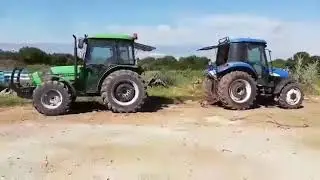 New Holland Td75 - Deutz Agrolux75 Traktör Çekişmesi