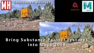 How to bring SUBSTANCE PAINTER textures into Maya and use them