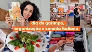 ORGANIZANDO GUARDA ROUPAS, ALMOÇO ITALIANO, FUI NO ANTIQUÁRIO | JULIANA LOUISE