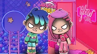 Rich Family Shopping All Blue And Pink in Avatar World  | Avatar World | Toca Boca