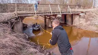 ТУТ НИКОГДА НЕ ХОДИЛИ ЛОДКИ, НО МЫ ПРОЙДЁМ. РЕКА СЛАВЯНКА.