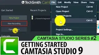 Getting Started with Camtasia Studio | Camtasia Studio 9 Tutorials for Beginners #02 | SimplyInfo