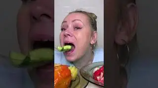 мукбанг салатик #mukbang #eatingshow #еда #мукбанг