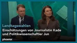 Sachsen & Thüringen: Claudia Kade und Uwe Jun mit Einschätzungen zu Parteien und Hochrechnungen (I)