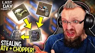 ATV + CHOPPER STOLEN! (Double Raid) - Last Day on Earth: Survival