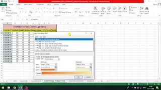 Conditional Formatting,Rank, average,Sum,,,#excel