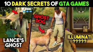 Top 10 *DARK SECRETS* 😱 Of GTA Games That Will Blow Your Mind | GTA Conspiracy Theories 👽 Part 1