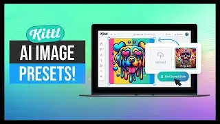 How To Use Your Own Image As A Reference In Kittl AI! | New Feature | Step-By-Step AI Tutorial