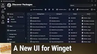 A New UI for Winget - Exploring UniGetUI