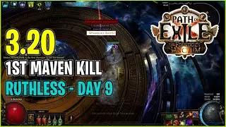 ⚡ POE 3.20 ⚡ Manni2 - 1st Maven kill Ruthless - Day 9