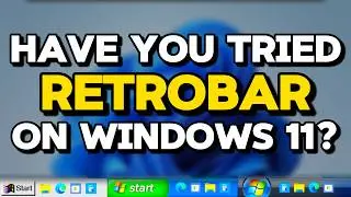 How to Use Legacy Taskbars on Windows 11! (RetroBar)