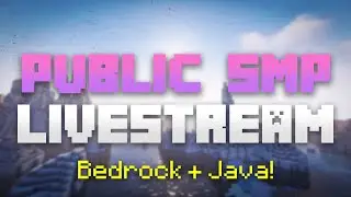 Public Minecraft SMP with Viewers! Java and Bedrock!