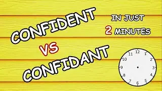 Difference between confident and confidant | explained by The Modern Learning