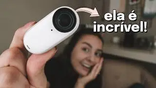 Comprei A MENOR CÂMERA DO MUNDO: Uma Insta360 Go 3 🤏🏻✨