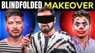 BLINDFOLD MAKEUP CHALLENGE FT.S8UL CREATORS !!