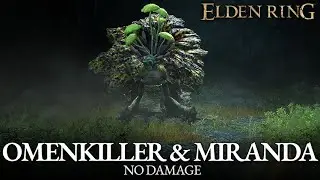 Omenkiller & Miranda the Blighted Bloom Boss Fight (No Damage) [Elden Ring]