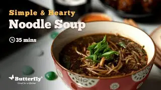 Noodle Soup | Soupy Noodles | Asian Soup | One Pot Meal Recipes | Vegan Recipes | Cookd