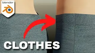 CLOTH seams made easy Blender - Tutorial