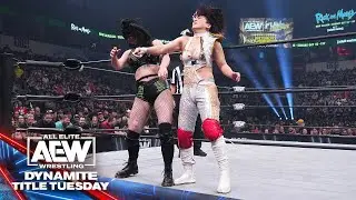 Hikaru Shida becomes the first 3-time #AEW Womens World Champ! | 10/9/23 AEW Dynamite