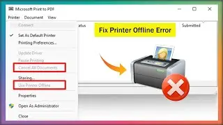 How to Fix Canon Printer Offline Error in Windows 11