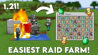 Minecraft: EASY RAID FARM! (1.21 Tutorial)