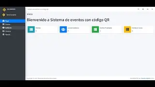 ✅SISTEMA DE EVENTOS CON CÓDIGO QR EN PHP Y MYSQL + Código Fuente 2024