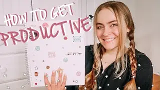 HOW TO STAY PRODUCTIVE + BE MOTIVATED FOR SCHOOL TIPS AND TRICKS