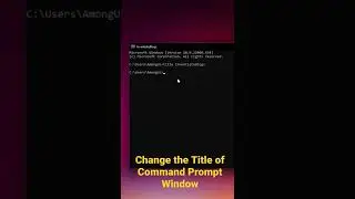 CMD command Trick