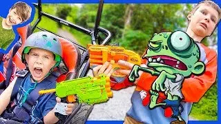 AXEL ZOMBIE NERF RESCUE MISSION!