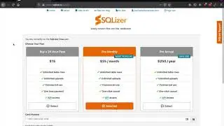 How to switch plans on SQLizer to upgrade, downgrade or cancel