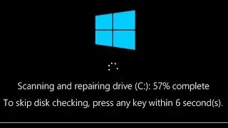 How to Disable Startup Check Disk Scan in Windows 10,8.1,7