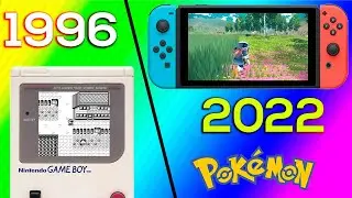 Evolution of Pokémon Games 1996 to 2022