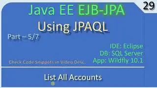 Entity JPA Query | Part 5 - Return Multiple Entities | JavaEE EJB JPA Tutorials #29